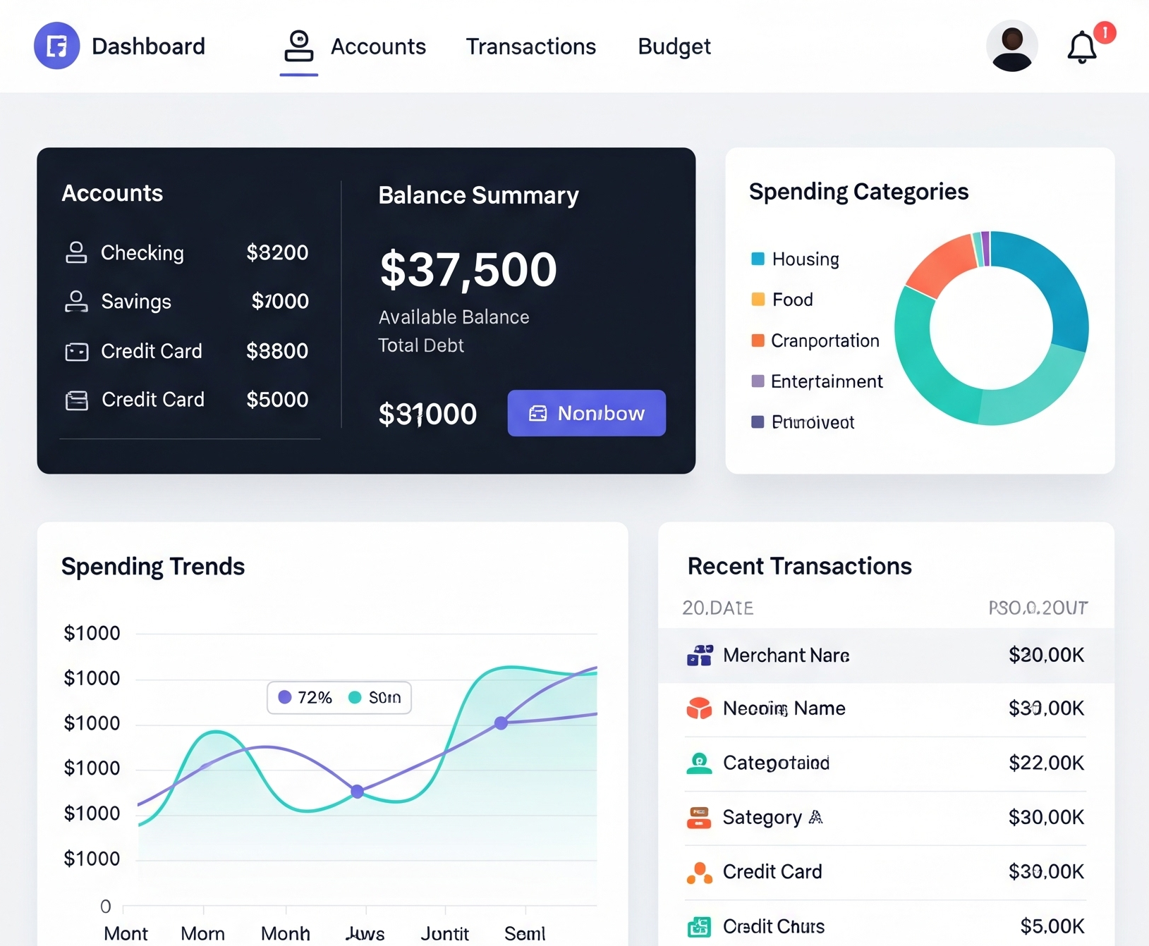 FinTech Dashboard